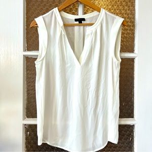 J Crew white tank top